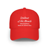 Student of the Month Cap Personalized