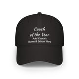 Coach of the Year Cap Personalized