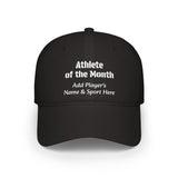 Athlete of the Month Cap Personalized