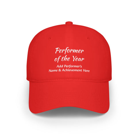 Performer of the Year Cap Personalized