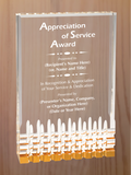 Mirage Acrylic - General Service Award