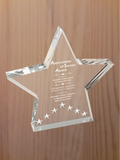 Star Performer Acrylic - General Service Award
