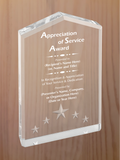 Star Point Acrylic - General Service Award