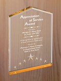 Star Point Acrylic - General Service Award