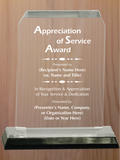 Clipped Corner Acrylic - General Service Award