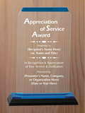Clipped Corner Acrylic - General Service Award