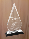 Arrow Point Acrylic - General Service Award