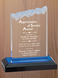 Frosted Top Acrylic - General Service Award