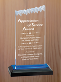 Frosted Top Acrylic - General Service Award