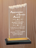 Frosted Top Acrylic - General Service Award