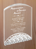 Horizon Acrylic - Board Member Service Award