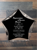 Luminary Star Acrylic - Board Member Service Award