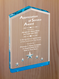 Star Point Acrylic - Board Member Service Award