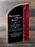 Velvet Wave Acrylic - Board Member Service Award