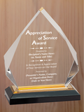 Diamond Acrylic - Board Member Service Award
