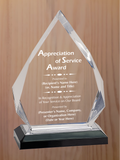 Diamond Acrylic - Board Member Service Award