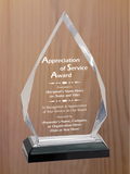 Diamond Acrylic - Board Member Service Award