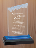 Frosted Top Acrylic - Board Member Service Award
