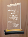 Frosted Top Acrylic - Board Member Service Award