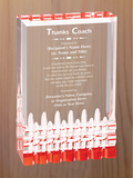Mirage Acrylic - Coach Appreciation Award