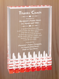 Mirage Acrylic - Coach Appreciation Award