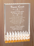 Mirage Acrylic - Coach Appreciation Award