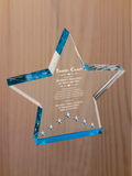 Star Performer Acrylic - Coach Appreciation Award