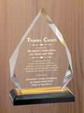 Diamond Acrylic - Coach Appreciation Award