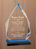 Diamond Acrylic - Coach Appreciation Award