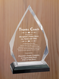 Diamond Acrylic - Coach Appreciation Award