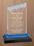 Frosted Top Acrylic - Coach Appreciation Award