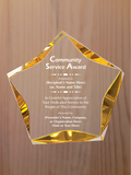 Luminary Star Acrylic - Community Service Award