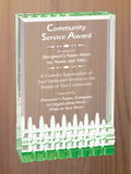 Mirage Acrylic - Community Service Award