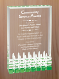Mirage Acrylic - Community Service Award
