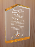 Star Point Acrylic - Community Service Award