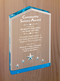 Star Point Acrylic - Community Service Award