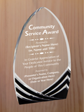 Soaring Cathedral Acrylic - Community Service Award