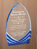 Soaring Cathedral Acrylic - Community Service Award