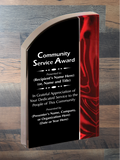 Velvet Wave Acrylic - Community Service Award
