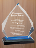 Diamond Acrylic - Community Service Award