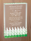 Mirage Acrylic - Design Your Own Award