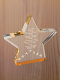 Star Performer Acrylic - Design Your Own Award