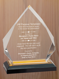 Diamond Acrylic - Design Your Own Award