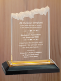 Frosted Top Acrylic - Design Your Own Award
