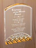 Horizon Acrylic - Employee of the Month Award