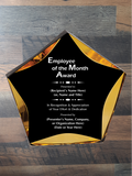 Luminary Star Acrylic - Employee of the Month Award