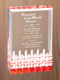 Mirage Acrylic - Employee of the Month Award