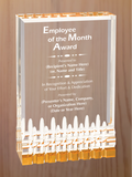 Mirage Acrylic - Employee of the Month Award