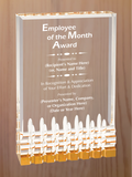 Mirage Acrylic - Employee of the Month Award