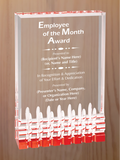 Mirage Acrylic - Employee of the Month Award